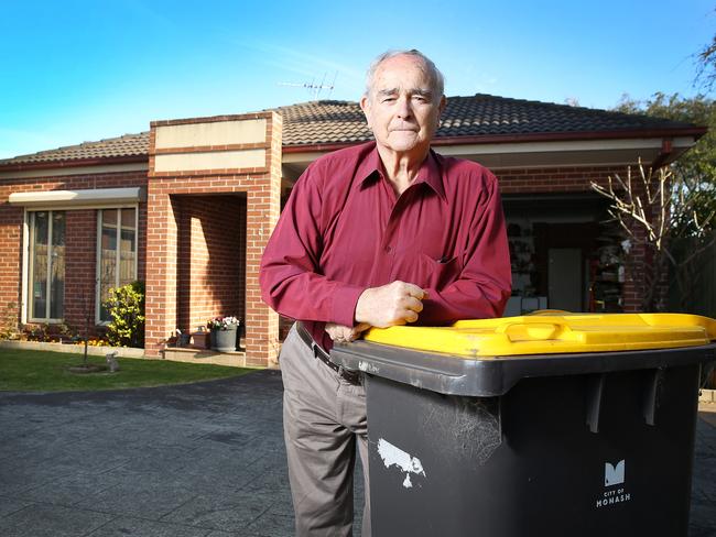 Ratepayers Victoria vice-president Jack Davis says more councils are now likely to introduce a bin levy. Picture: Nathan Dyer