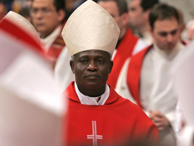 Cardinal Peter Kodwo Appiah Turkson of Ghana is another favourite. Picture: AP Photo/Pier Paolo Cito