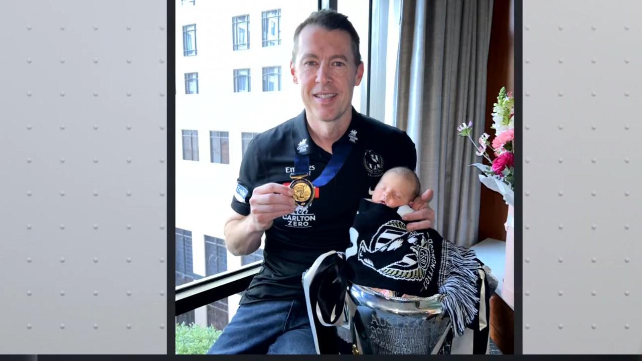 Craig McRae has shared the first photo of his newborn daughter Maggie.