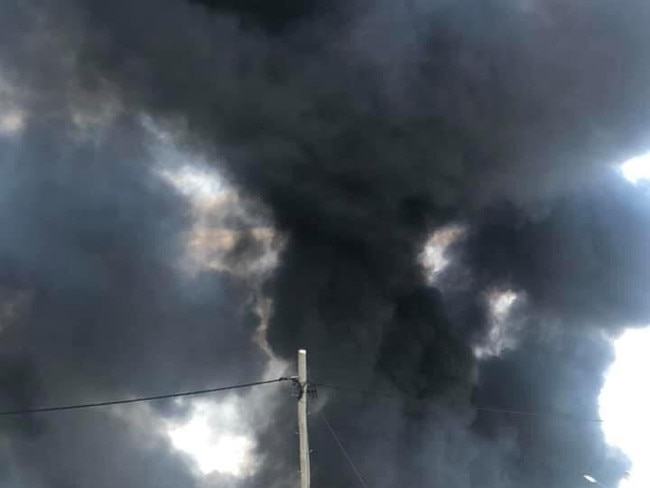 Multiple emergency service crews are responding to a building fire on Crestbrook Street at Woorabinda. It is understood the single storey building is at a local sports ground. Photo: Facebook