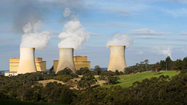 Yallourn power station is a key plank in the Coalition’s energy formula. Picture: Mark Stewart