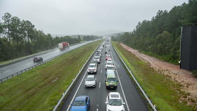 There are plans to build Bruce Highway Western Alternative through to Caboolture West to ease traffic congestion. PICTURE: Brad Fleet