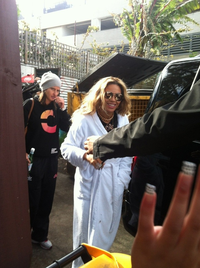 Beyonce spotted at the Retreat Hotel, Brunswick in 2013.