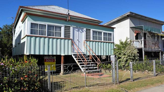 Houses on Derby and Grant St in Allenstown are going to be demolished after they were bought by the Allenstown Square shopping centre owners, Charter Hall. Picture: Vanessa Jarrett