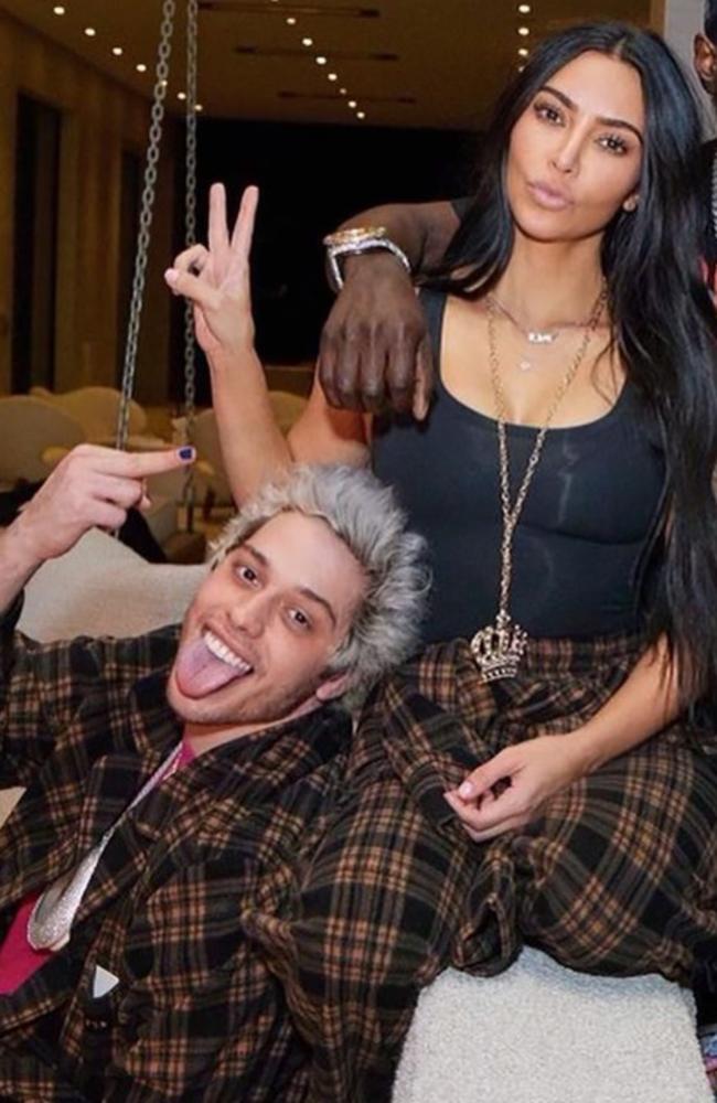 Kim Kardashian and Pete Davidson have gone public with their romance. Picture: Instagram