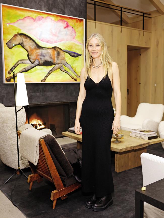 Gwyneth Paltrow attends the G. Label by goop Holiday Cocktail Event. Picture: Stefanie Keenan