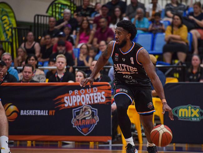 Salties co-captain Jerron Jamerson had 14 points against Cairns. Picture: Pema Pakhrin.