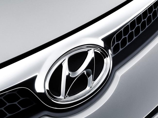 Hyundai badge on grille. Picture: Suppled