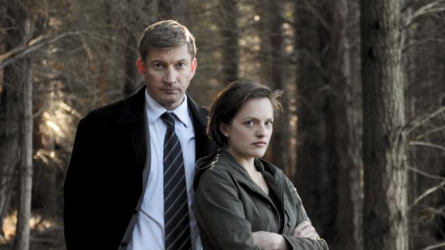 David Wenham and Elisabeth Moss in Top of the Lake on BBC UKTV at 10.15pm.