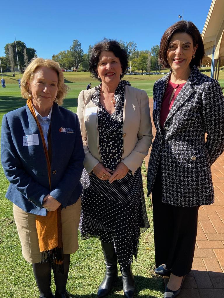 At Study Toowoomba’s Purpose Built Student Accommodation forum are (from left) Rural Medical Education Australia CEO Megan O’Shannessy, ST chair Nancy Sommerfield and Study Queensland's Sarina Hibbing.