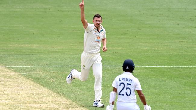 Josh Hazlewood was the pick of the Aussie bowlers. Picture: Getty Images