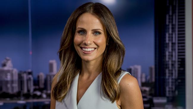 Channel 7 anchor Amanda Abate. Picture: Jerad Williams