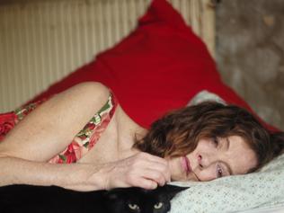 Isabelle Huppert in a scene from French film Things to Come