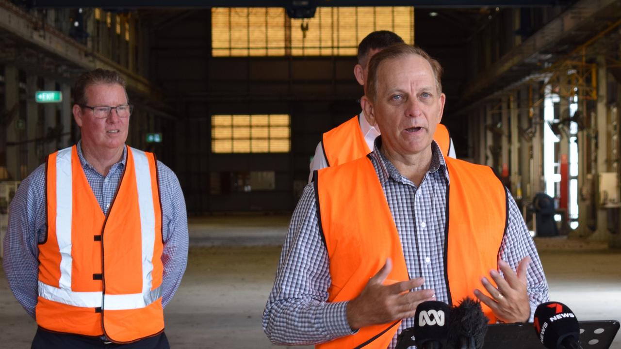 Rockhampton Region Mayor Tony Williams at the Rockhampton Railyards on May 30, 2022. Picture: Aden Stokes