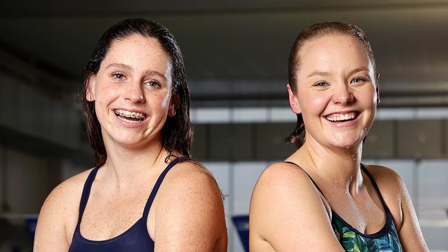 Dominique Melbourn, left, with teacher Lauren Wilson in 2021.