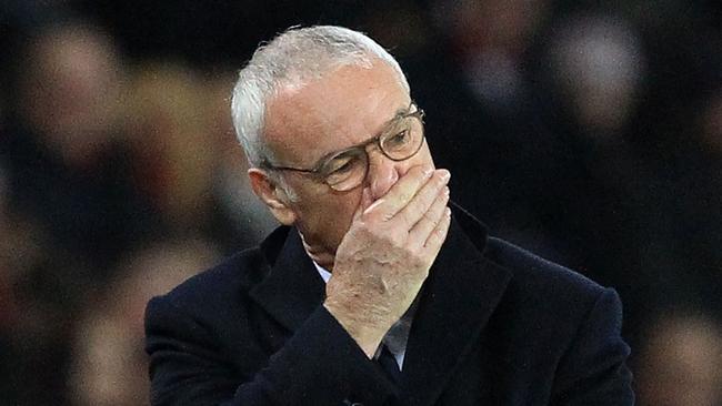 Leicester City's Italian manager Claudio Ranieri.