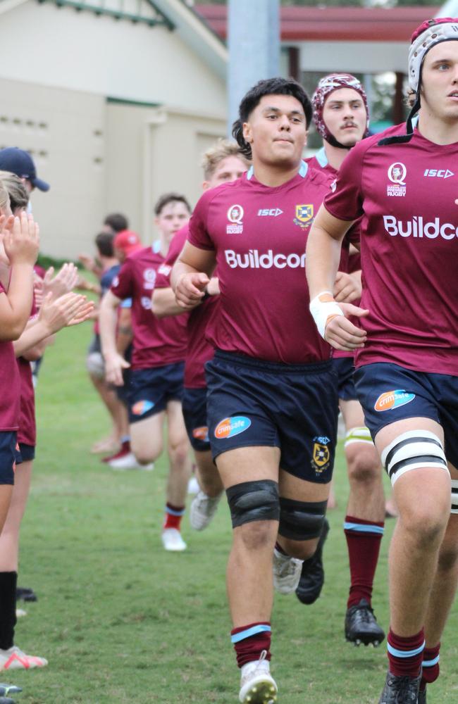 Xander Marley Iosefo playing for Uni. Colts 1.