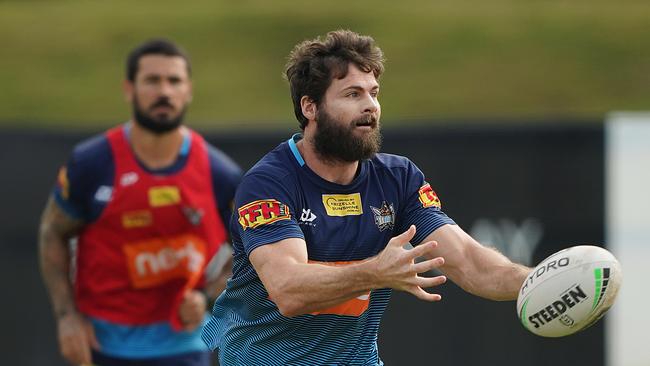 Anthony Don at Titans training. Picture: AAP Image/Dave Hunt