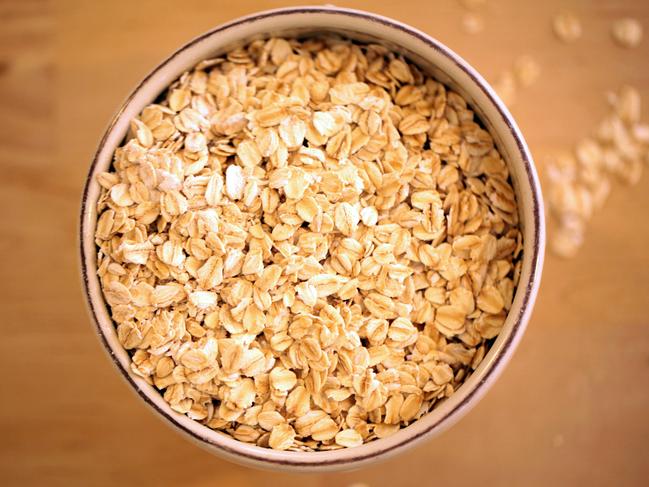 Oats are rich in soluble fibre, which has been linked to lower cholesterol. Picture: Stephanie Flack/AAP