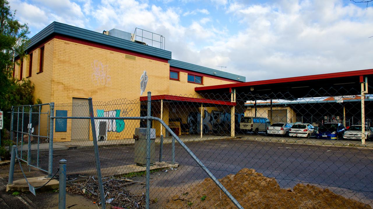 The former bus terminal on Franklin St.