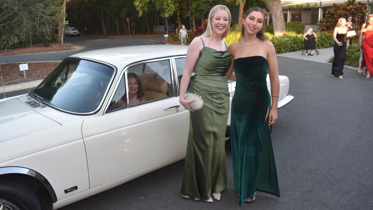 St Teresa's Catholic College students arriving at their 2022 graduation ceremony. Picture: Eddie Franklin