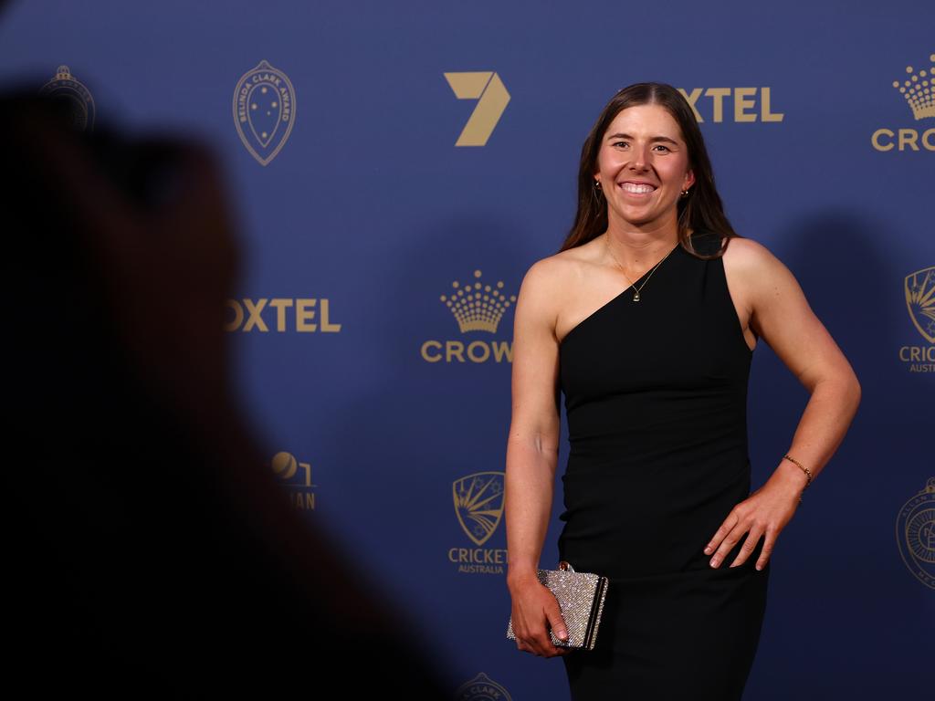 Georgia Wareham. Photo by Morgan Hancock/Getty Images for Cricket Australia