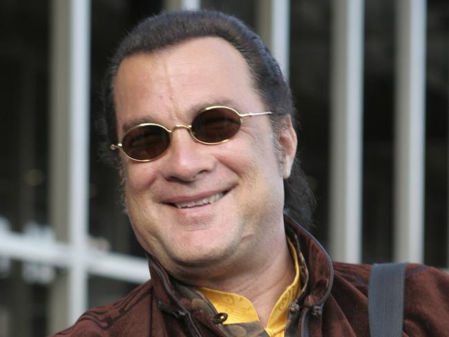 Actor Steven Seagal has been caught on tape. Picture: AP