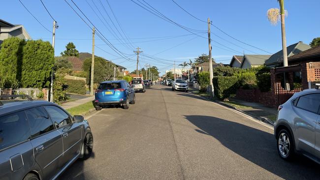 Lancelot St, the tunnel boring will take place under homes on the left side. Picture: Alexi Demetriadi