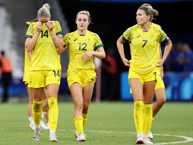 The Matildas were knocked out after a group stage loss to the USA in Marseilles. Picture: Alex Livesey/Getty Images