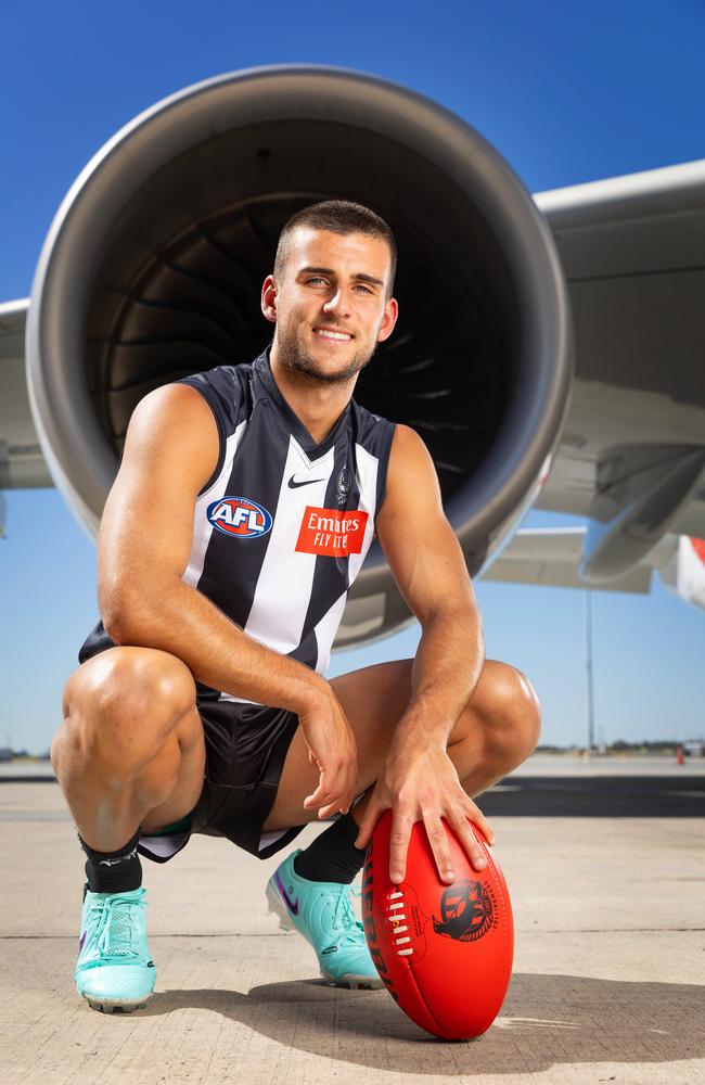 Collingwood’s Nick Daicos says the Pies can rebound after a disappointing 2024. Picture: Mark Stewart