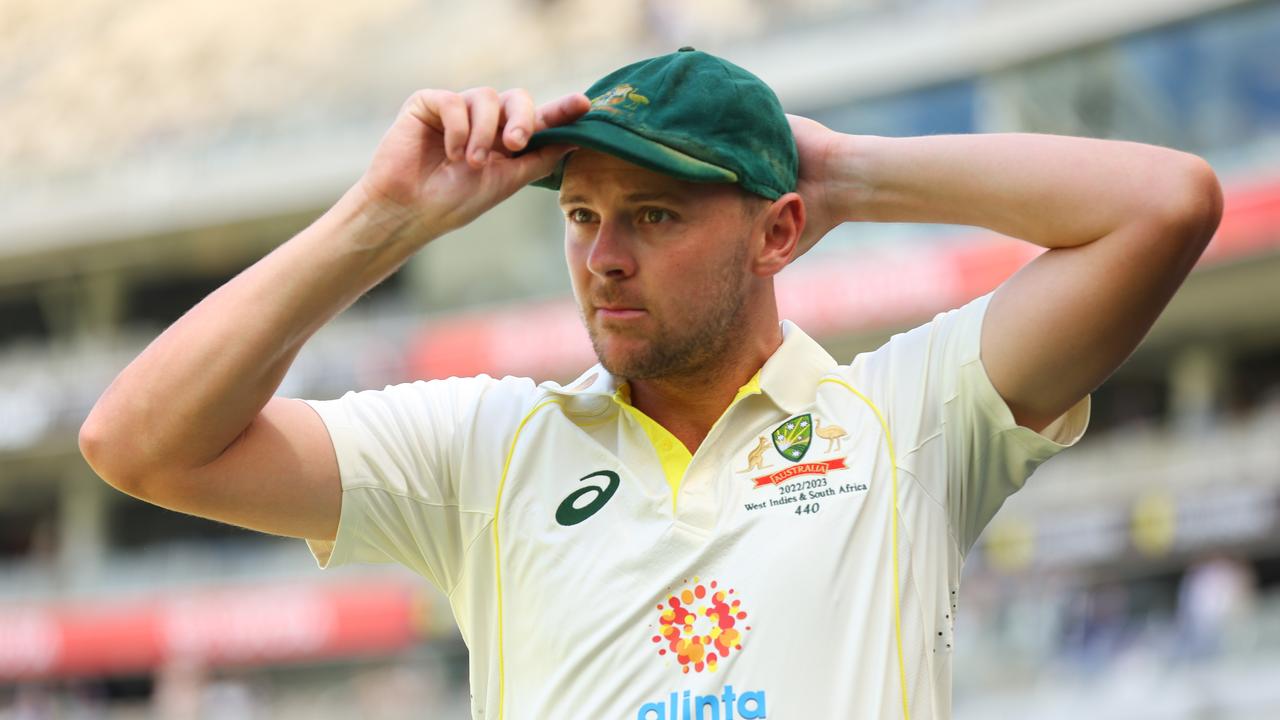 Josh Hazlewood of Australia. Photo by James Worsfold/Getty Images