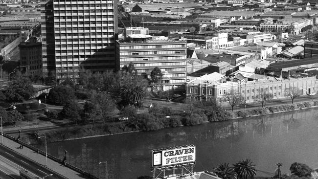 The site on Southbank in 1972.