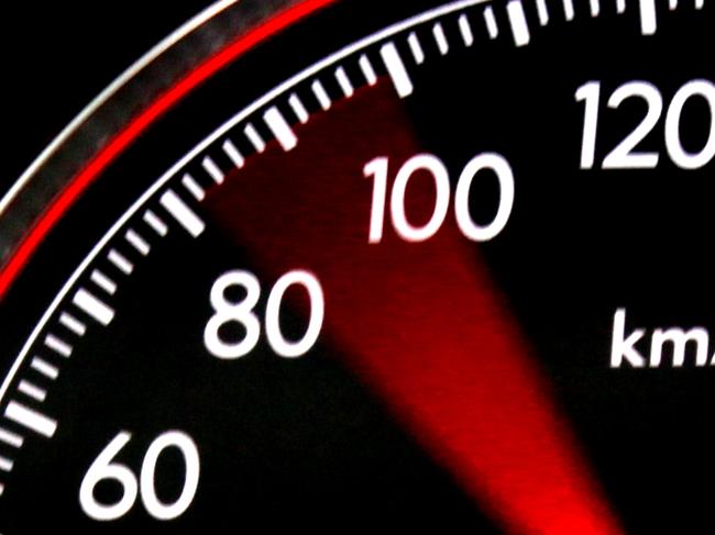 Generic tachometer photographs of high speeds. Note: Car was stationary when photographs were taken. Speed, Speeding, p plater.