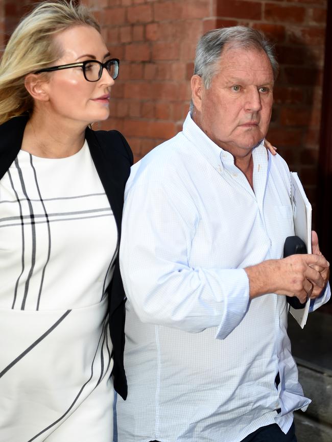 Emma Page-Campbell with her husband former lord mayor Robert Doyle. Picture: Nicole Garmston