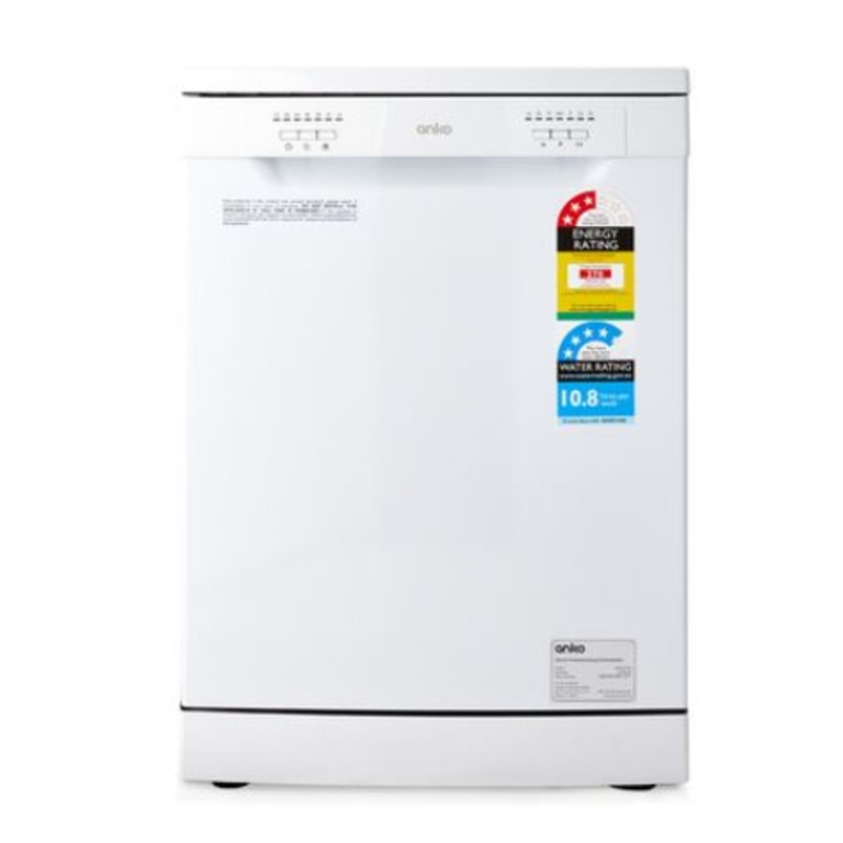 The 60cm freestanding dishwasher is $399. Picture: Kmart