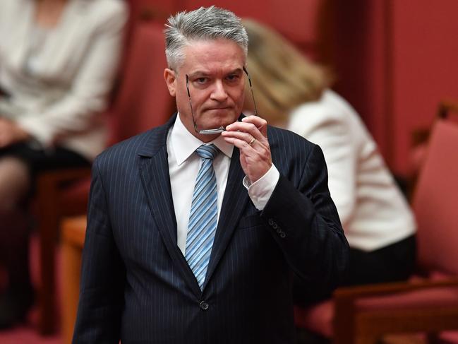 Finance Minister Mathias Cormann. Picture: Getty