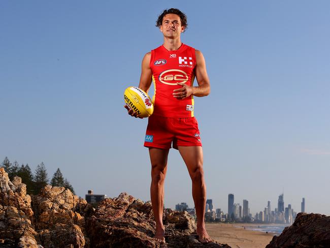 Suns player Jarrod Harbrow at Miami Hill. Picture: Adam Head