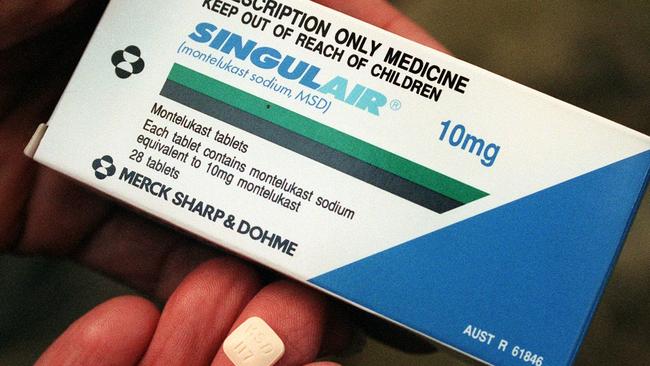 Neither the specialist nor a GP warned about any side-effects from Singulair asthma medication.