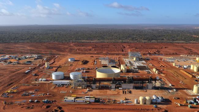 The Lynas Rare Earths processing plant in Kalgoorlie, Western Australia. Picture: Carla Gottgens/Bloomberg