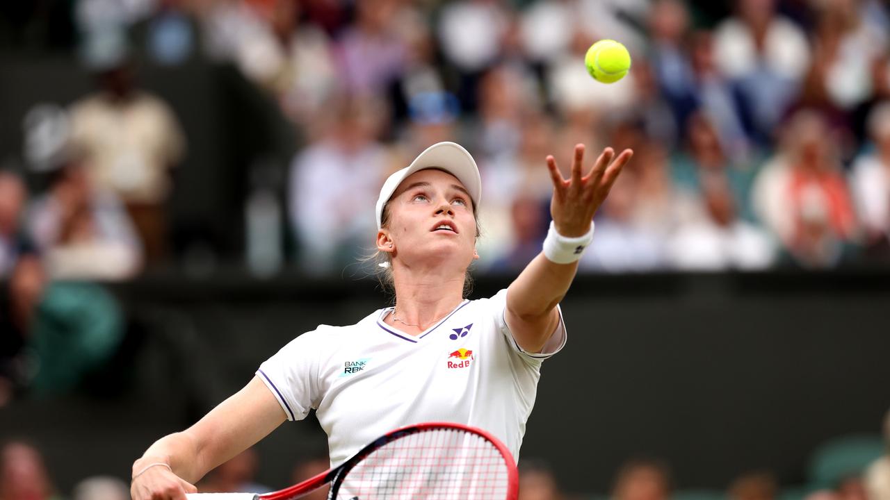 Elena Rybakina changed her national allegiance to Kazakhstan. (Photo by Julian Finney/Getty Images)