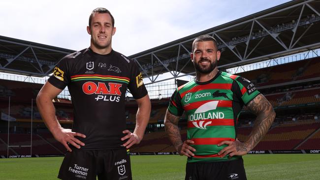 The Panthers and Rabbitohs will battle it out for the 2021 NRL Premiership. Picture: Liam Kidston