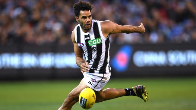 Daniel Wells in action for Collingwood.