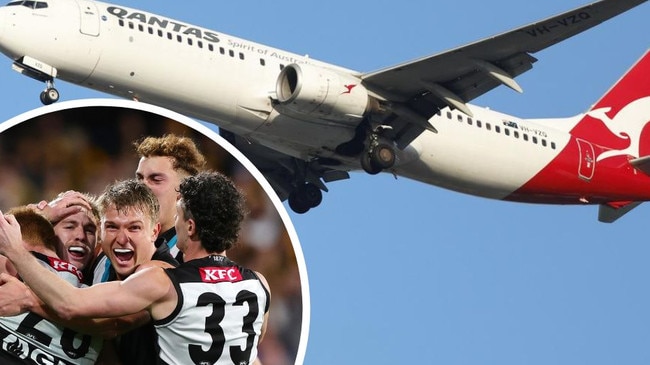 Huge flight price hike before Power’s Sydney prelim final clash