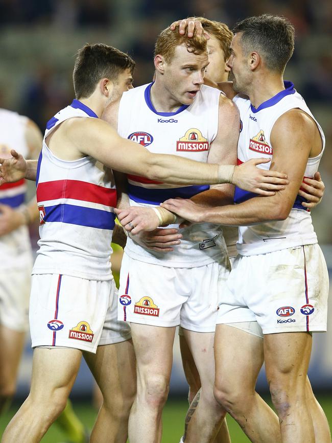 Adam Cooney in his final year at the Dogs before moving to Essendon.