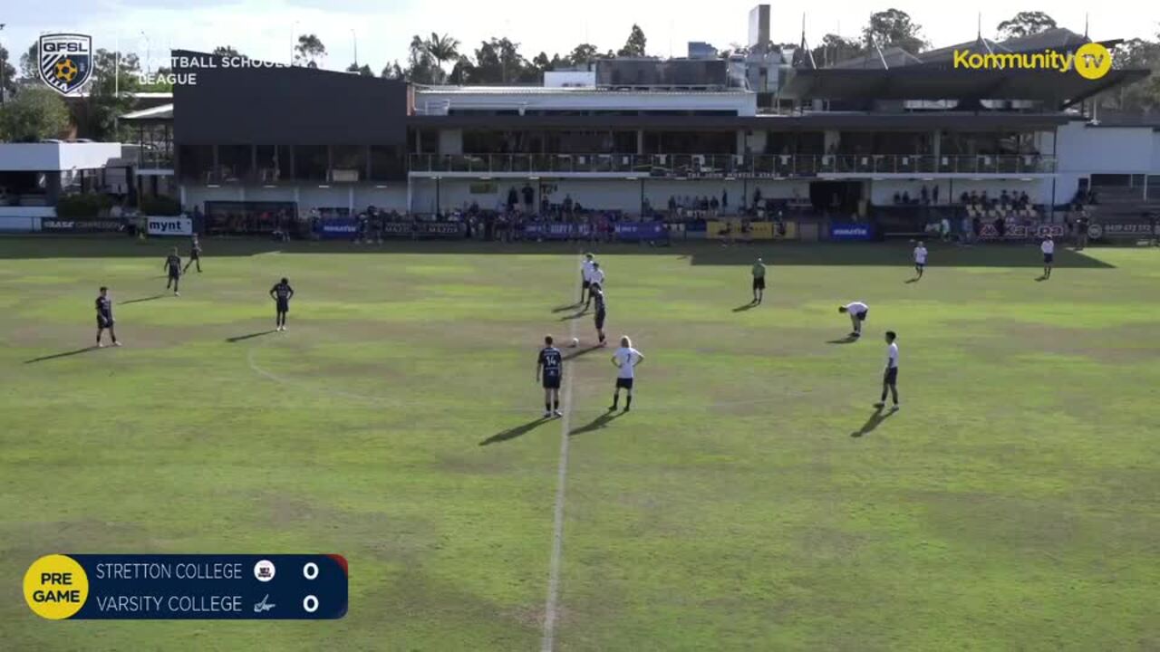 Replay: Stretton College v Varsity (Senior Boys) - Queensland Football Schools League grand finals