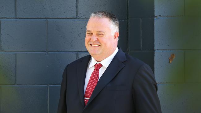 Rick Flori awaits a verdict outside Southport Courthouse. Picture Glenn Hampson