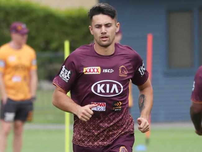 Arthars at Broncos training. Picture: Annette Dew