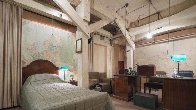 Churchill's Bedroom at Churchill War Rooms.