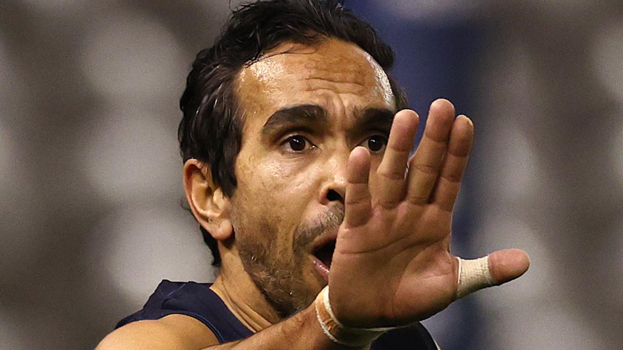 Eddie Betts is fed up with racism in footy. Picture: Michael Klein