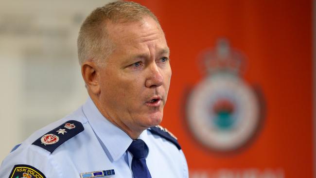 Mick Fuller could encounter some tricky situations as both NSW Police Commissioner and as an ARL Commissioner. Picture: NCA NewsWire/Steven Saphore